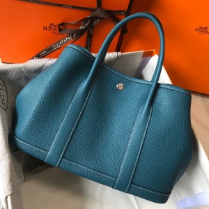 Replica Hermes Garden Party 36 Bag In Yellow Clemence Leather