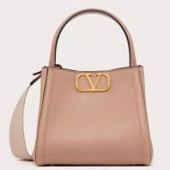 Valentino Alltime Medium Bag in Poudre Grained Calfskin