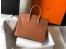 Hermes Birkin 25 Bag In Gold Clemence Leather with GHW