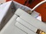 Hermes Kelly 25cm Sellier Bag in Craie Epsom Calfskin GHW