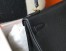 Hermes Kelly 25cm Retourne Bag in Black Clemence Leather GHW