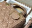 Dior Lady Dior Medium Bag In Blush Cannage Lambskin