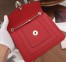 Bvlgari Serpenti Forever Small Crossbody Bag In Red Leather