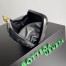 Bottega Veneta Knot Minaudiere Clutch In Black Foulard Intreccio Leather