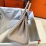 Hermes Birkin 25 Bag In Beige Clemence Leather with GHW