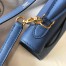 Hermes Kelly 25cm Sellier Bag in Blue Agate Epsom Calfskin GHW