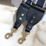 Dior Shoulder Strap in Blue Embroidery Canvas