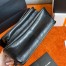 Saint Laurent Niki Medium Chain Bag In Black Crinkled Leather