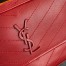 Saint Laurent Niki Medium Chain Bag In Red Lambskin